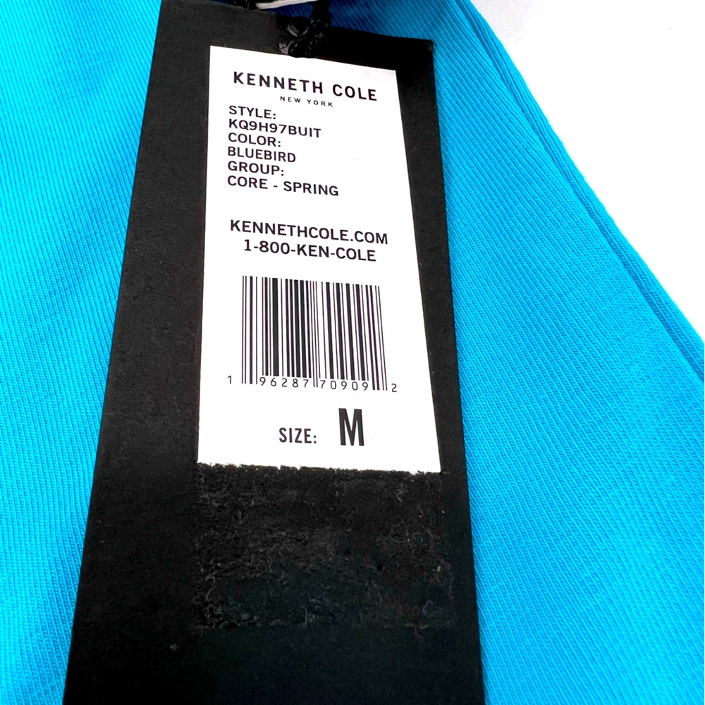 ⭐️KENNETH COLE NEW YORK💯,T-SHIRT, SIZE MEDIUM, “BLUE BIRD” COLOR, MOBILITY KNIT - Picture 11 of 16